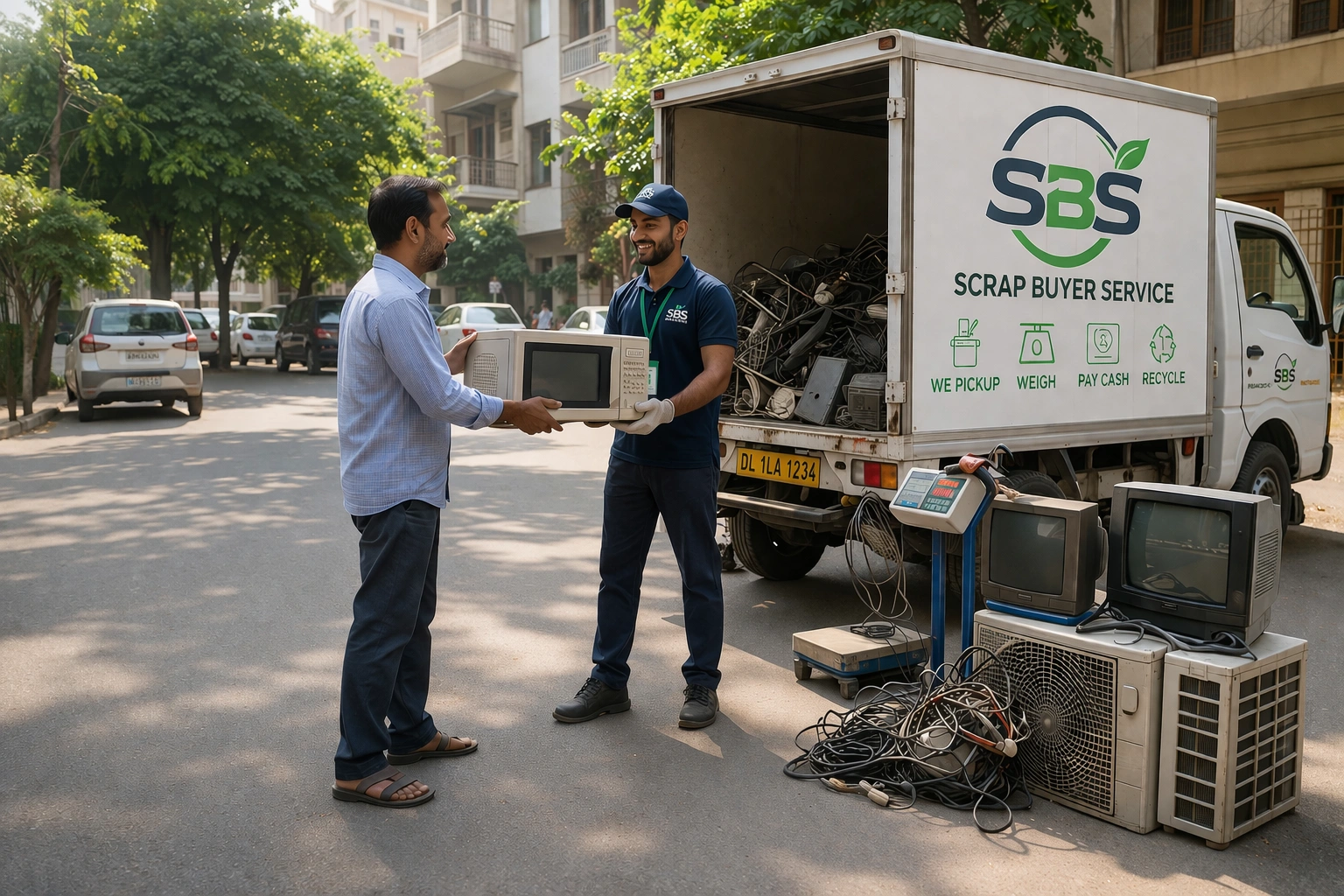 Scrap Pickup Service at Home